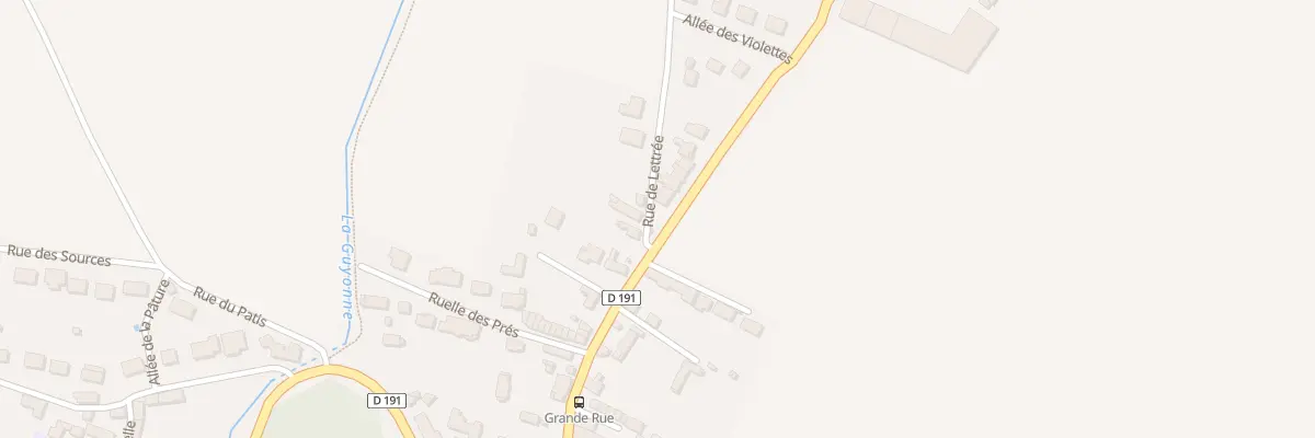 Plan du 20 Gr Grande Rue à Mareil-le-Guyon