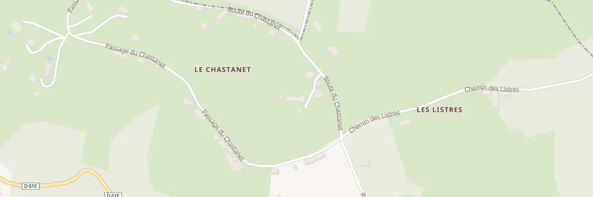Plan du 5168 Le Chastanet à Saint-Martial-de-Gimel