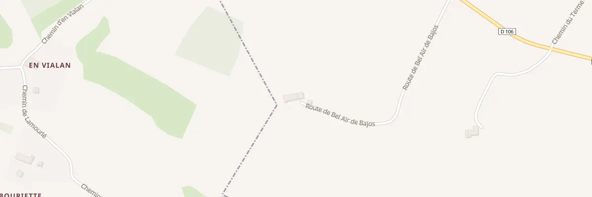 Plan du 5064 Belair de Bajos à Cuq-Toulza