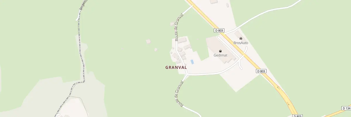 Plan du 5096 Granval à Saint-Michel-Loubéjou