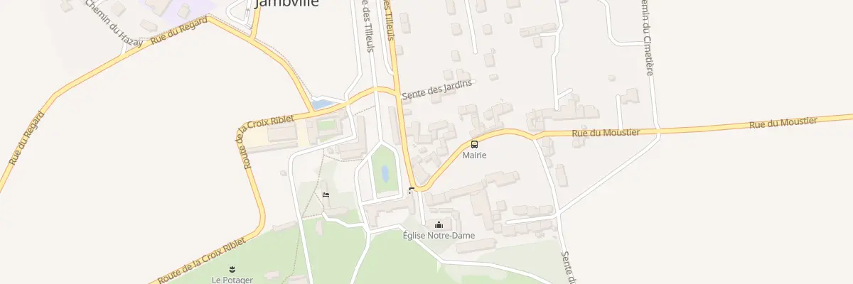 Plan du 8 Rue des Tilleuls à Jambville