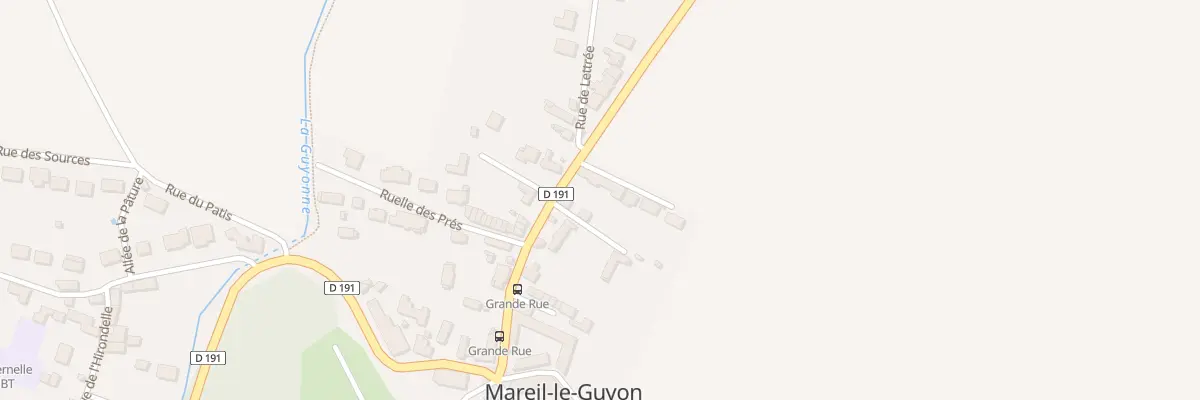 Plan du 1 Gr Grande Rue à Mareil-le-Guyon