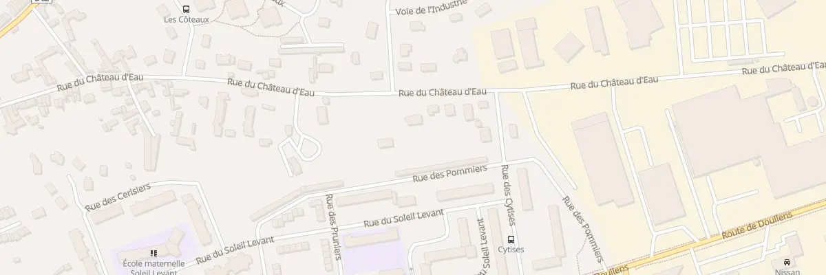 Plan du 120 Rue du Château d’Eau à Abbeville