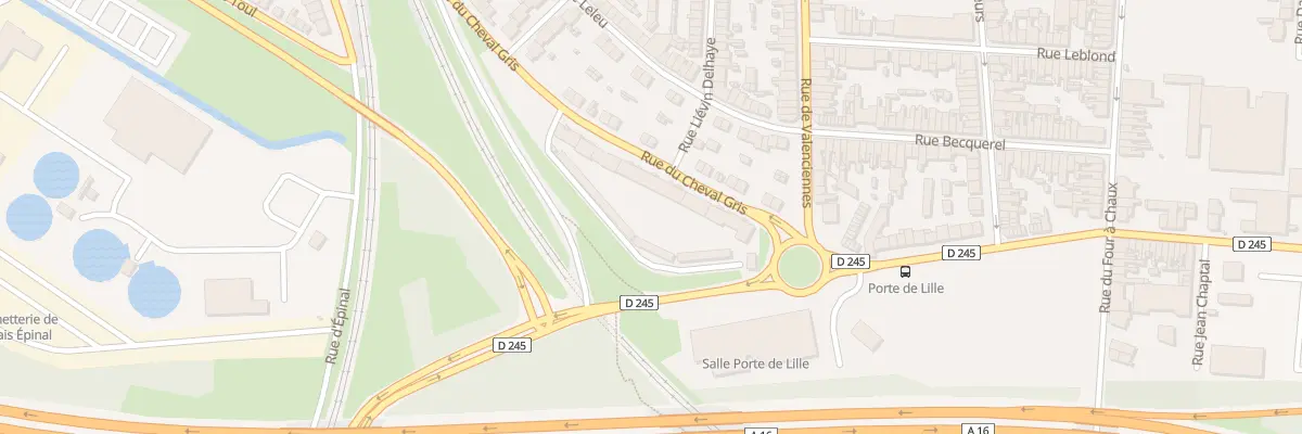 Plan du 34 Rue du Cheval Gris à Calais
