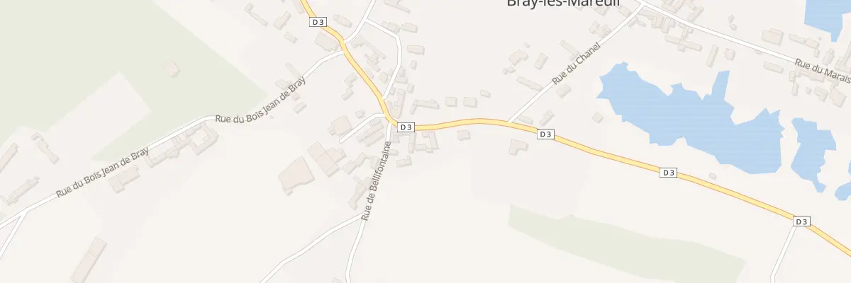 Plan du 9 Rte de Picquigny à Bray-lès-Mareuil