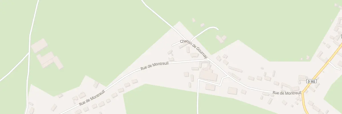 Plan du 22 Rue de Montreuil à Blacourt