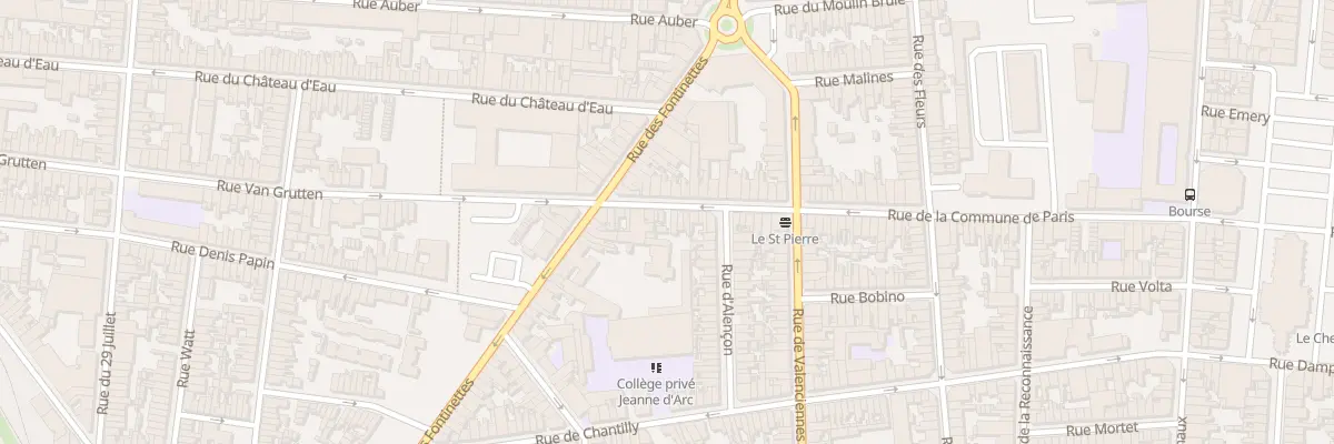 Plan du 16 Rue de la Commune de Paris à Calais