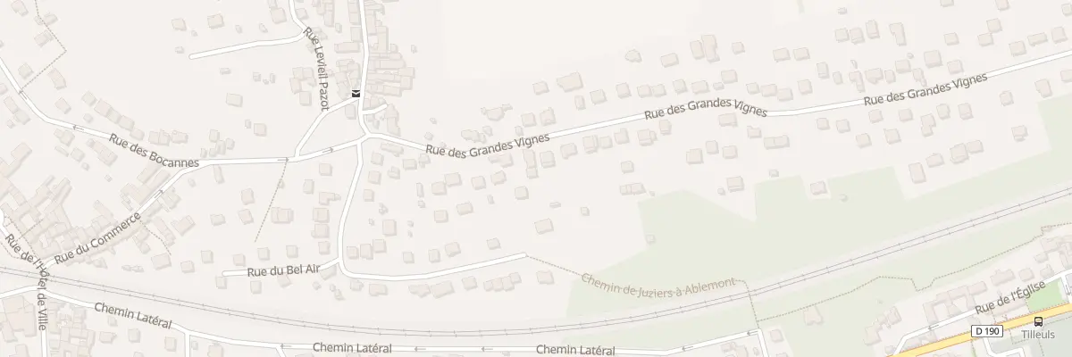 Plan du 16 Rue des Grandes Vignes à Juziers