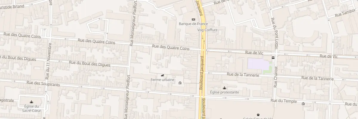 Plan du 13 Rue des Quatre Coins à Calais