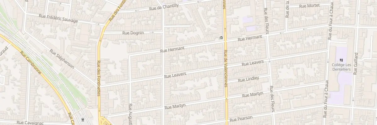 Plan du 46 Rue Hermant à Calais