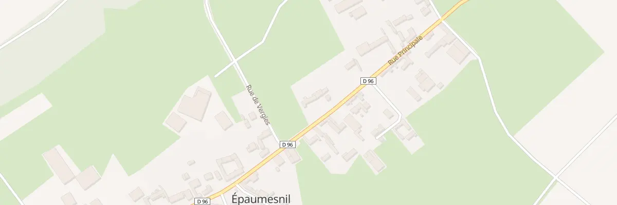 Plan du 25 Rue Principale à Épaumesnil