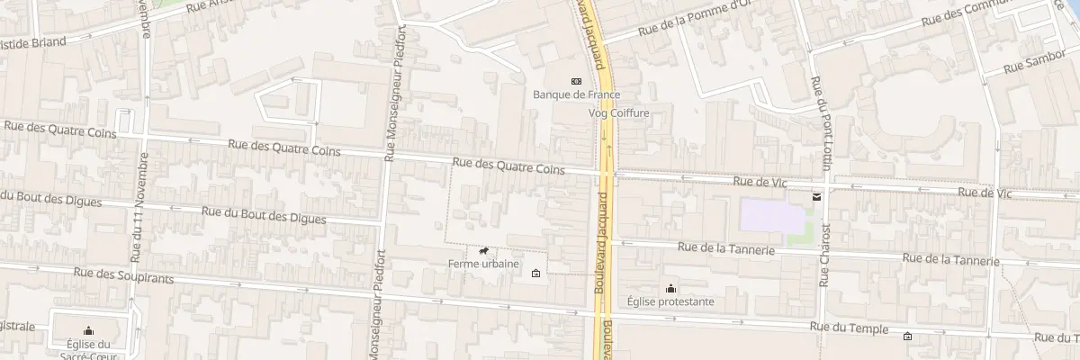Plan du 11 Rue des Quatre Coins à Calais