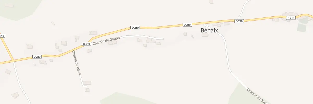Plan du 57A La Prade à Bénaix