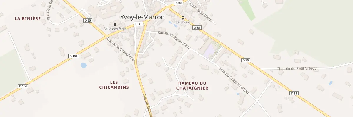 Plan du 4 Hameau des Chataigniers à Yvoy-le-Marron