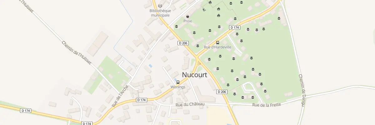 Plan du 2 Rue de la Saussaye à Nucourt