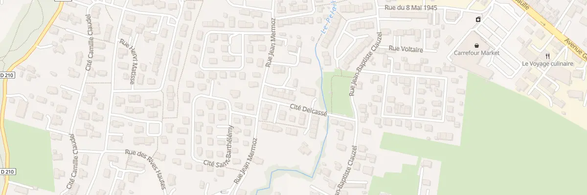 Plan du 9 Cité Delcassé à Lavelanet