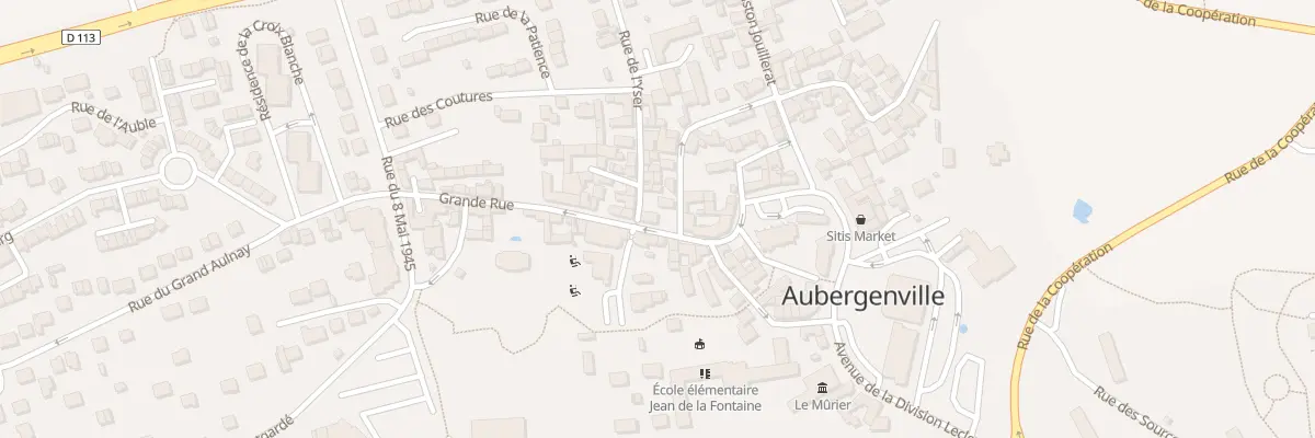 Plan du 4 Grande Rue à Aubergenville
