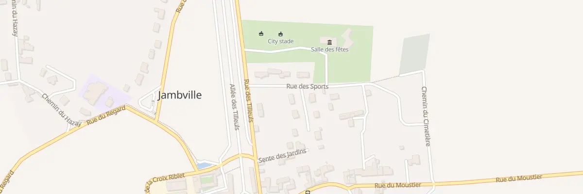 Plan du 2 Imp des Sablons à Jambville