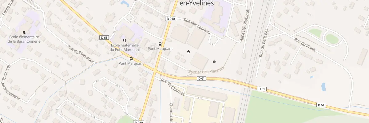Plan du 25T Rue de Chartres au Perray-en-Yvelines