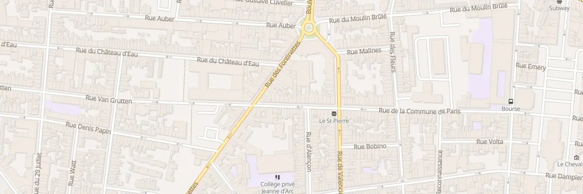 Plan du 9 Rue de la Commune de Paris à Calais