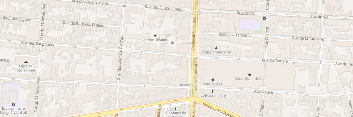 Plan du 7 Rue des Soupirants à Calais