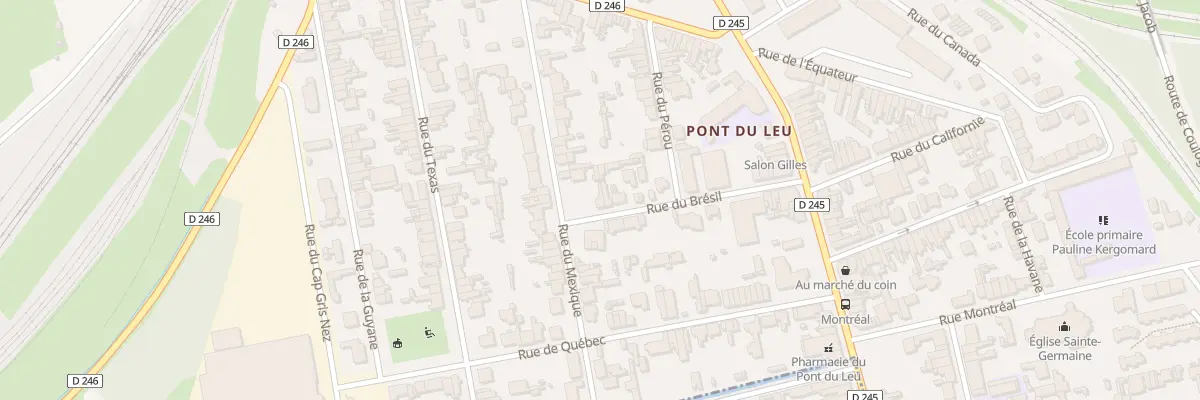 Plan du 14 Rue du Brésil à Calais