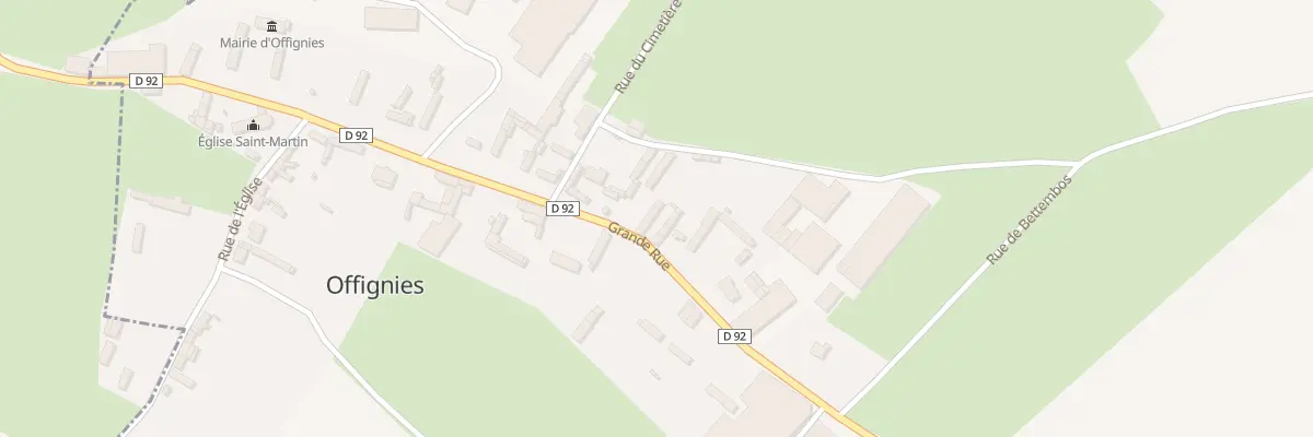 Plan du 63 Gr Grande Rue à Offignies