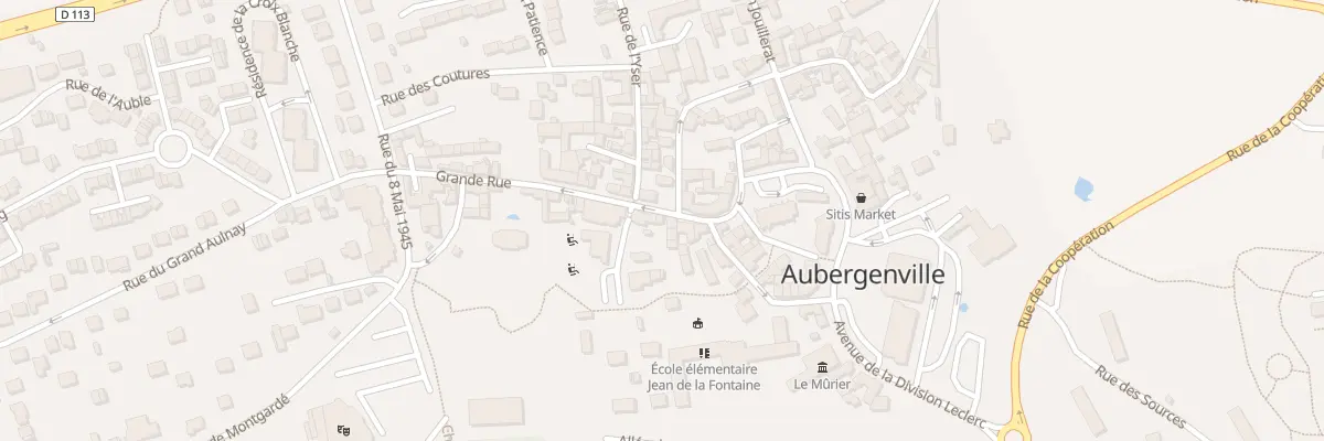 Plan du 11 Gr Grande Rue à Aubergenville