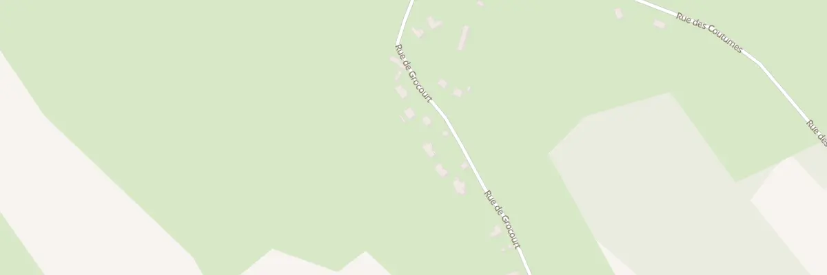 Plan du 7 Rue de Grocourt à Wambez