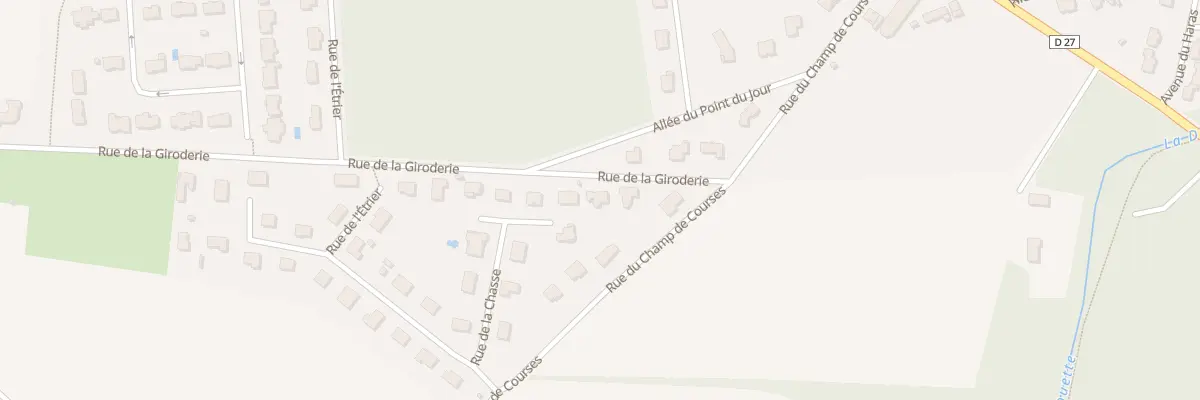 Plan du 40 Rue de la Giroderie à Rambouillet
