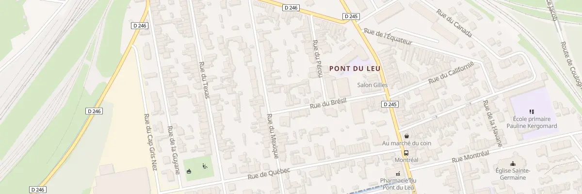 Plan du 12 Rue du Brésil à Calais