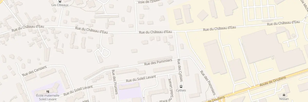 Plan du 122 Rue du Château d’Eau à Abbeville