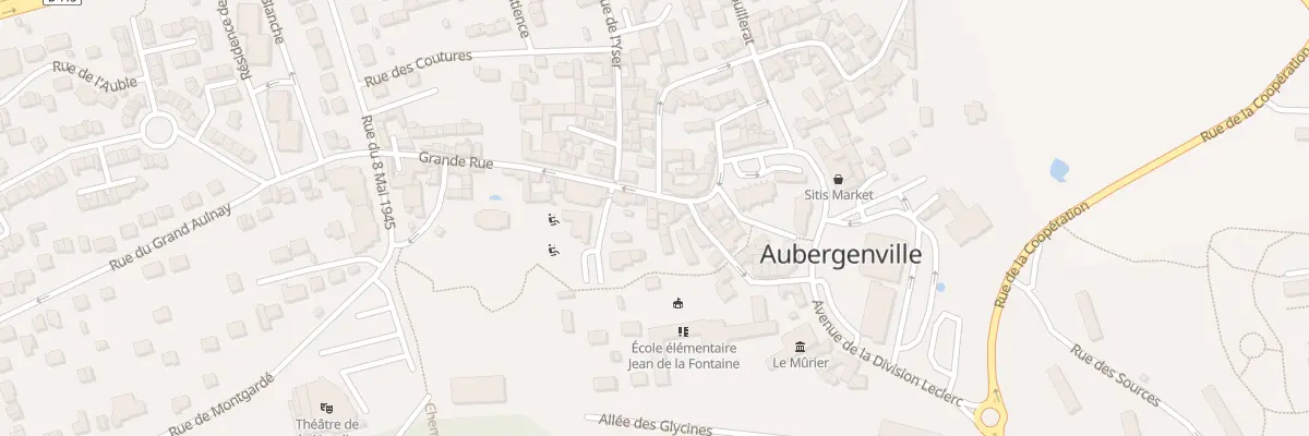 Plan du 9 Gr Grande Rue à Aubergenville