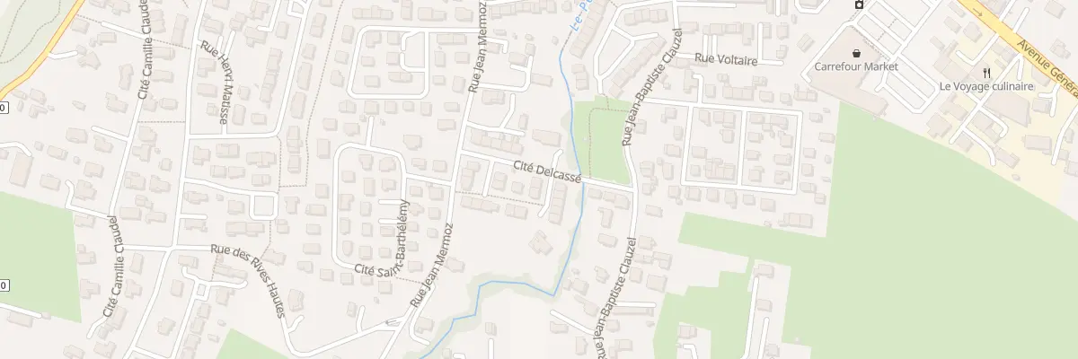 Plan du 22 Cité Delcassé à Lavelanet