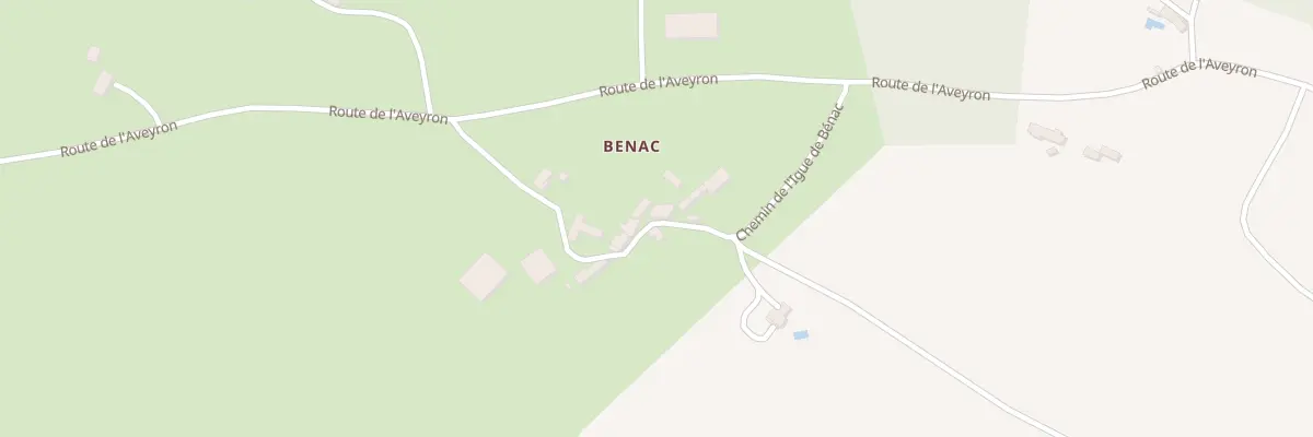 Plan du 5258 Benac à Puylagarde