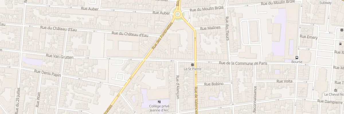 Plan du 13 Rue de la Commune de Paris à Calais