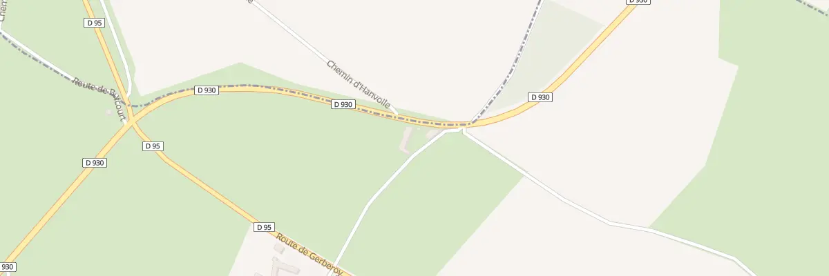 Plan du 1 Rte 30 Rouen la Capelle à Wambez