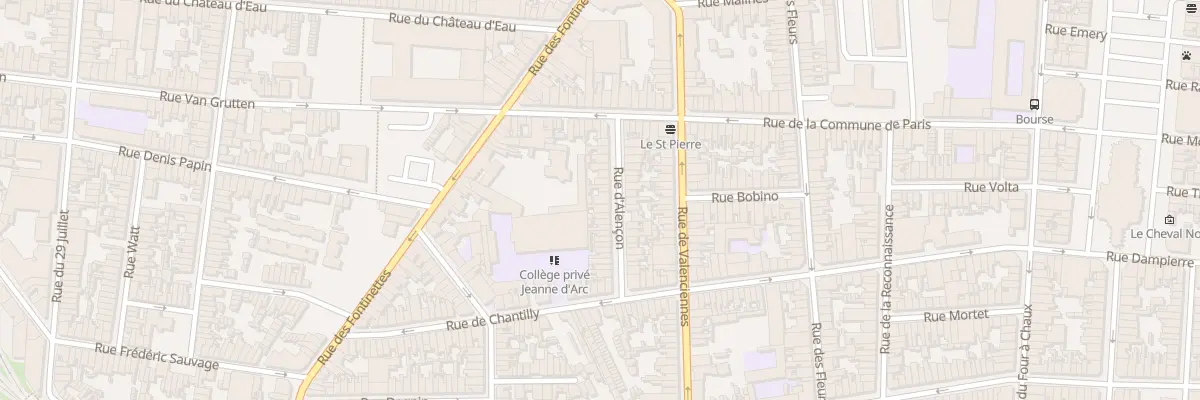 Plan du 18 Rue d’Alençon à Calais
