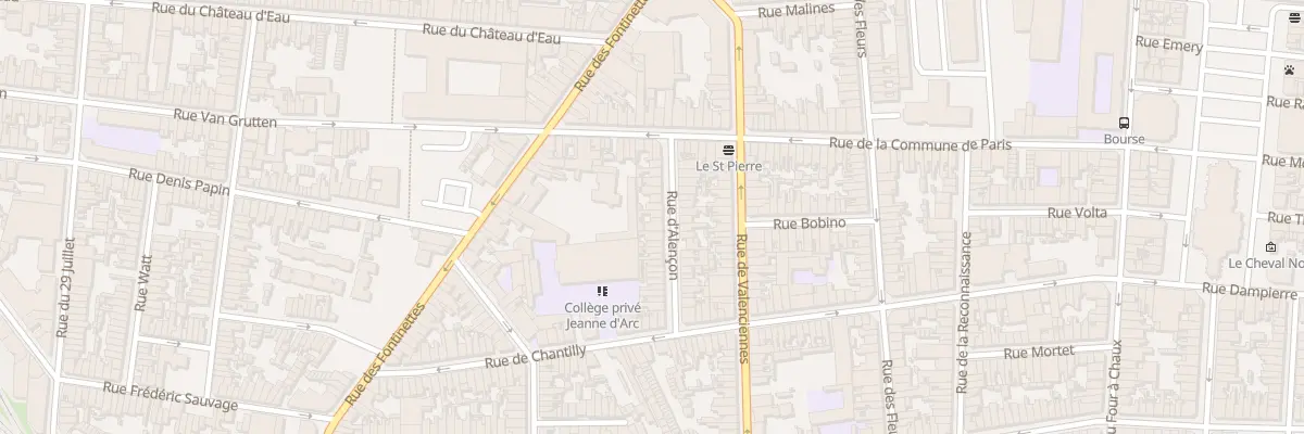 Plan du 16 Rue d’Alençon à Calais