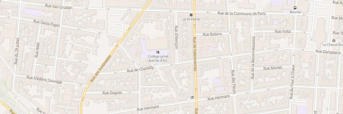 Plan du 42 Rue d’Alençon à Calais