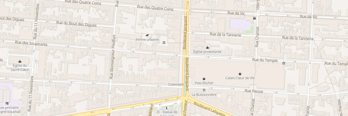 Plan du 3 Rue des Soupirants à Calais