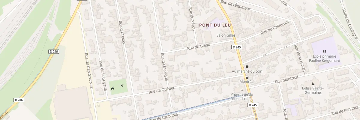 Plan du 17 Rue du Brésil à Calais