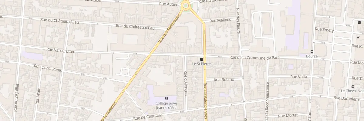 Plan du 2 Rue d’Alençon à Calais