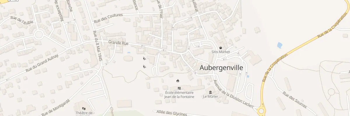 Plan du 5 Gr Grande Rue à Aubergenville