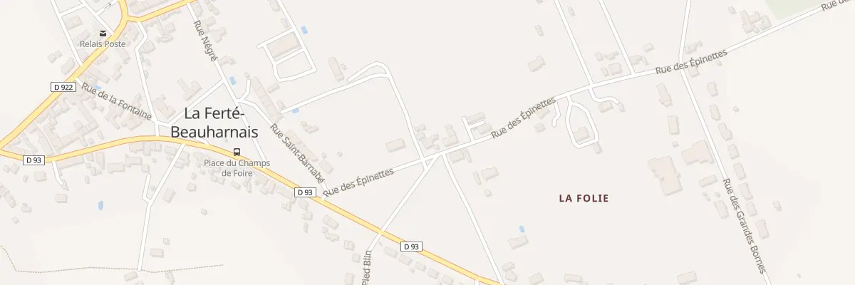 Plan du 115 Rue des Epinettes à La Ferté-Beauharnais