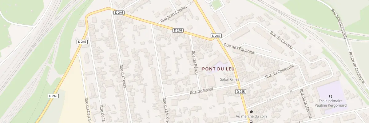 Plan du 18 Rue du Pérou à Calais