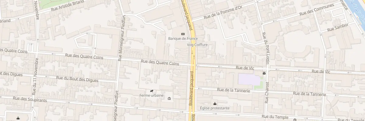 Plan du 2 Rue des Quatre Coins à Calais