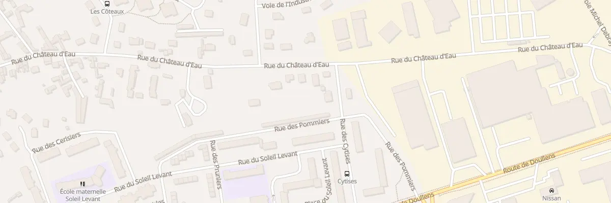 Plan du 124 Rue du Château d’Eau à Abbeville