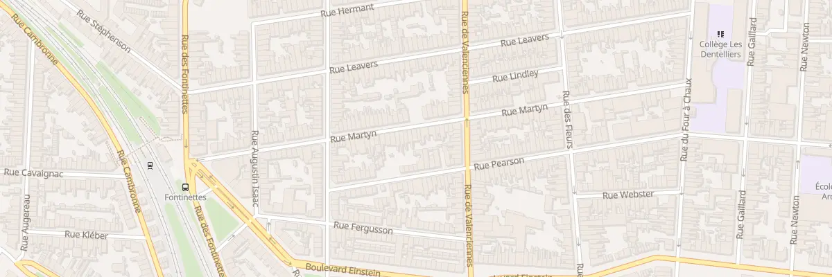 Plan du 72 Rue Martyn à Calais