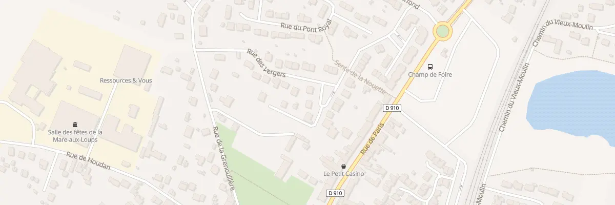 Plan du 14 Rue des Vergers au Perray-en-Yvelines